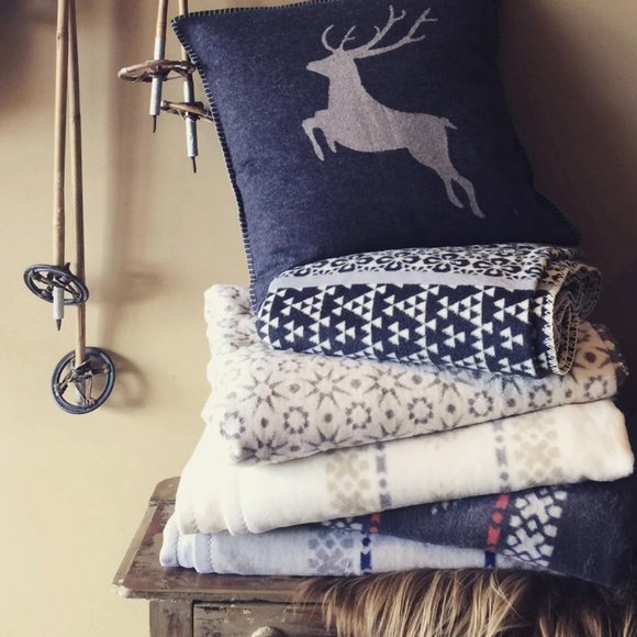 David Fussenegger Dancing Stag Cushion Cover Sylt Deer Accent Pillow - Picture 5 of 6